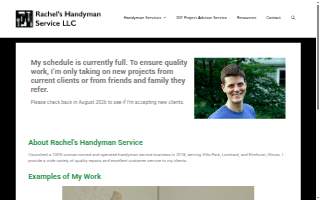 Rachel's Handyman Service LLC of Carol Stream website