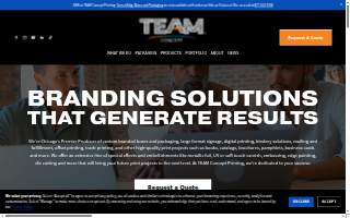 Team Concept Printing website
