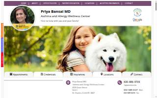 Asthma and Allergy Wellness Center website