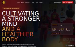 Tiger Koo's Martial Arts Academy of Algonquin website