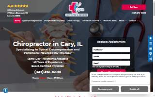 Cary Physical Therapy website