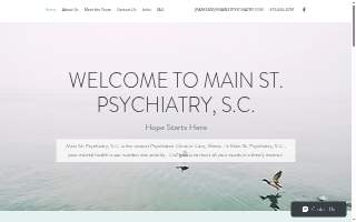 Main St. Psychiatry, S.C. website