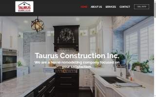 Taurus Construction, Inc. website