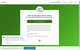 Cindy Quinn Real Estate Agent website
