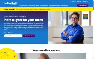 Jackson Hewitt Tax Service website