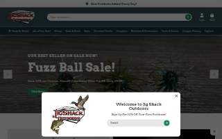 Jig Shack Outdoors website