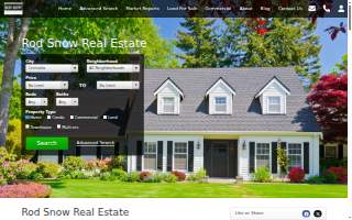 Rod Snow Real Estate website
