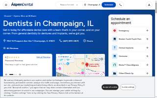 Aspen Dental - Champaign website