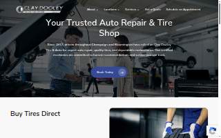 Clay Dooley Tire & Auto Services of Champaign website