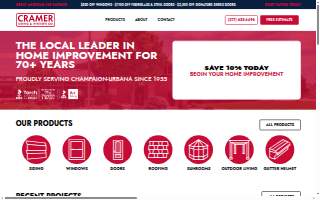 Cramer Siding & Window of Champaign website