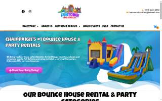 FunTown Inflatables website