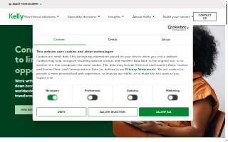 Kelly Services of Olive Branch website