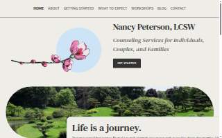 Nancy Peterson Counseling website