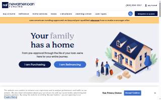 New American Funding - Champaign website