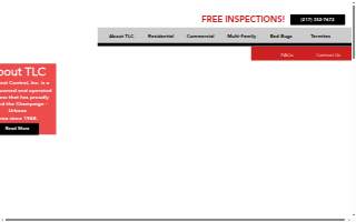 TLC Pest Control of Champaign website
