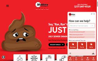 Mattex Heating, Cooling, Plumbing, Drain and Electrical of Charleston website