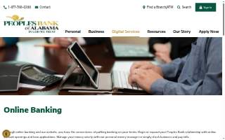 Peoples Bank Indianola website