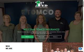 Tomco Insurance Agency website