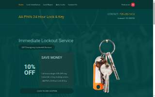 AA Phil's 24 Hour Lock and Key website