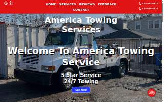 America Towing Services website