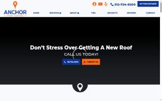 Anchor Point Roofing of Chicago website