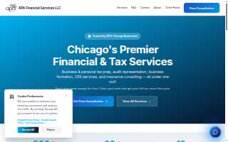 APA Financial Services website