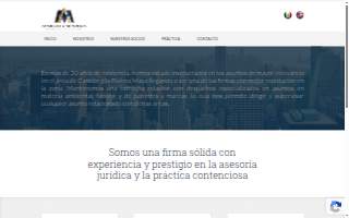 Aparicio Immigration Law website