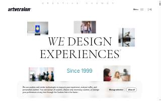 ArtVersion® Creative Agency website