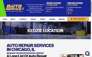 Auto Service 1 website