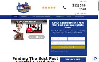 Bed Bug Exterminator Chicago website