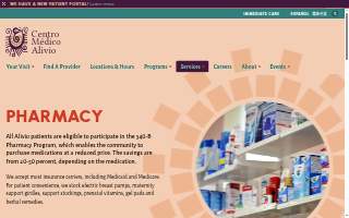 Bienestar Pharmacy website