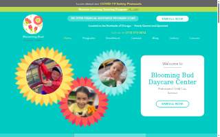 Blooming Bud Daycare Center website