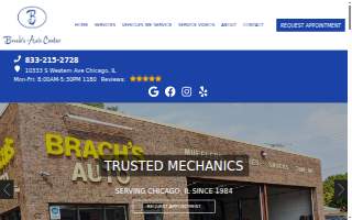 Brach's Auto Center website