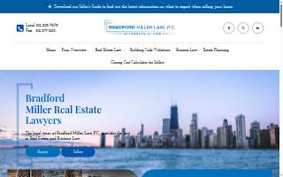 Bradford Miller Law, P.C. website
