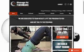 Chicago Fit Performance website