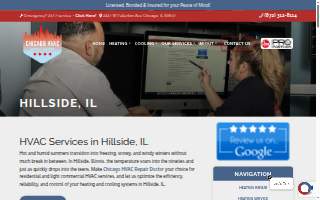 Chicago HVAC Repair Doctor website
