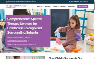 Chicago Speech Therapy website