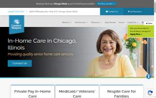 Comfort Keepers of Chicago website