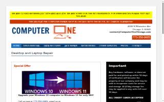 Computer One Chicago website