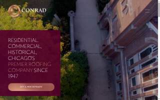 Conrad Roofing website