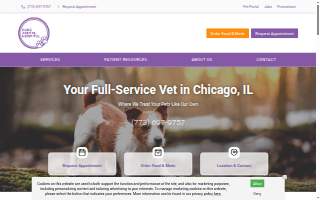 Duke Animal Hospital website