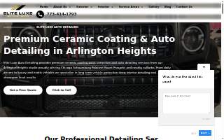 Elite Luxe Auto Detailing website
