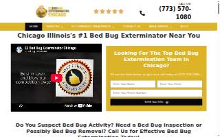 EZ Bed Bug Exterminator website