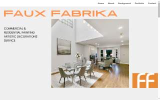 Faux Fabrika - Painting Services Chicago website