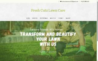 Fresh Cutz Lawn Care LLC website