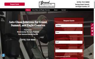 Grand Auto Glass website