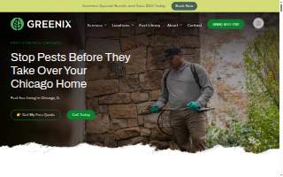 Greenix Pest Control of Chicago website