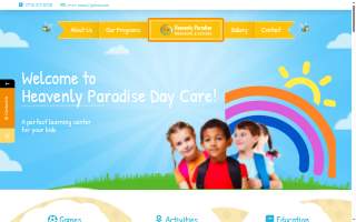 Heavenly Paradise Preschool/DayCare website
