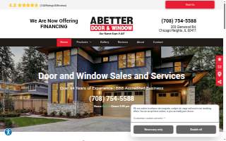 A Better Door & Window of Chicago Heights website