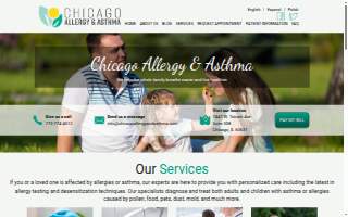 Chicago Allergy & Asthma of Chicago Heights website